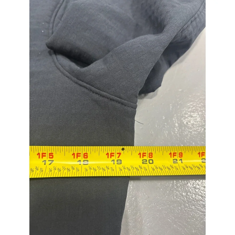 Outdoor Research Men Medium Full Zip Grid Fleece Jacket Charcoal Gray